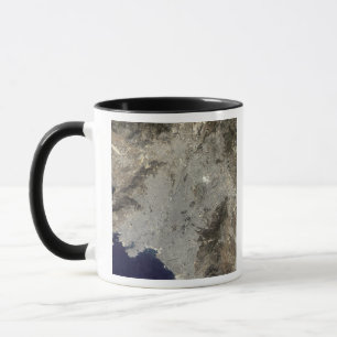 Taza opinión por satélite del Verdadero-color de Aten