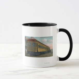 Taza Opinión septentrional de tren eléctrico