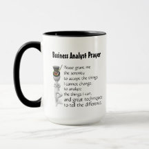Oración de Coffee Mug Business Analyst