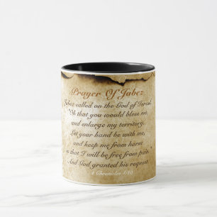 Taza Oración de Jabez, Verso de la Biblia, 1 Crónicas 4