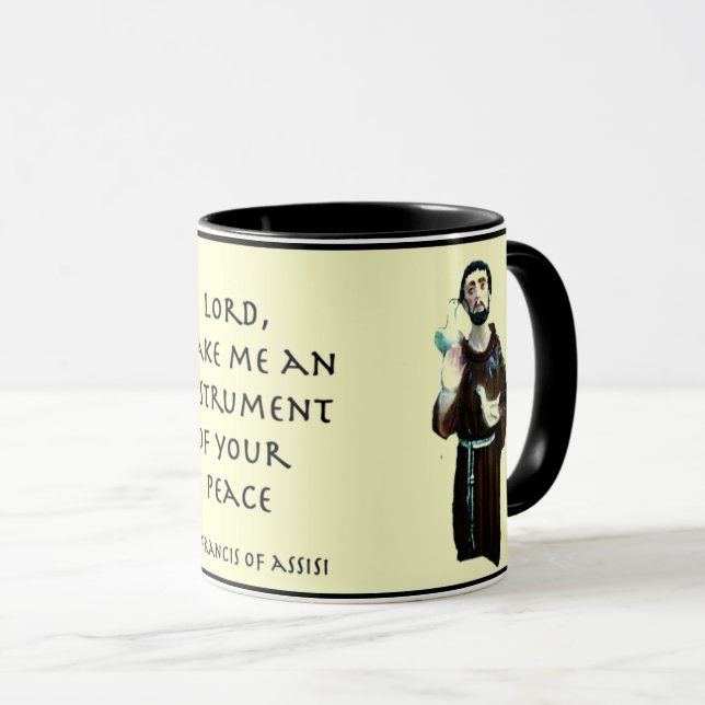 Taza Oración de San Francisco (Anverso derecho)