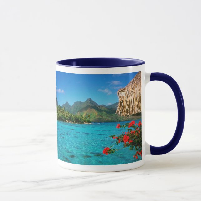 Taza Oración de serenidad y escena Bora Bora (Derecha)