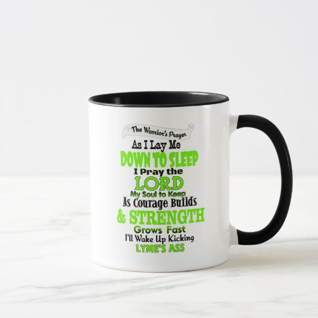 Taza Oración del guerrero... Lyme (Derecha)