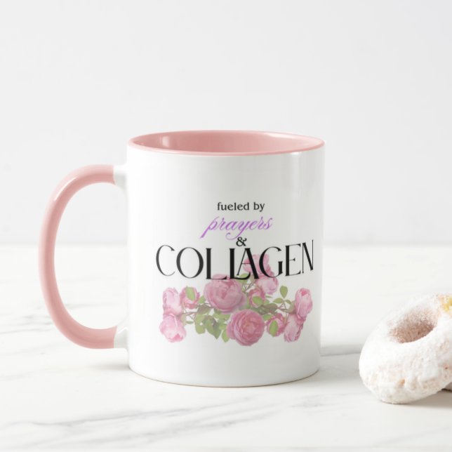 Taza oraciones y colágeno (Con donut)