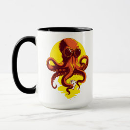 Taza Orange Smart Octopus
