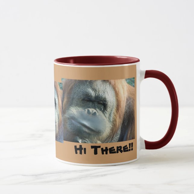 Taza Orangután hola!. (Derecha)