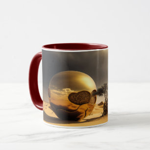 Taza Orbes Dorados en la Tormenta del Desierto