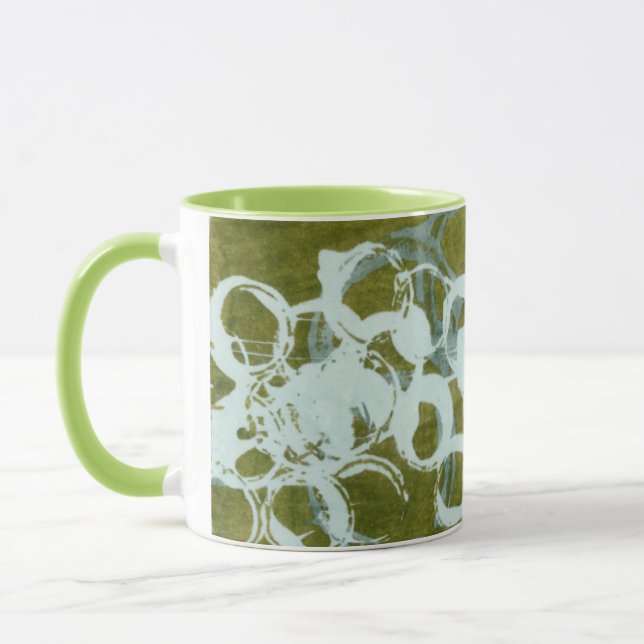 Taza Orbes verdes I (Izquierda)