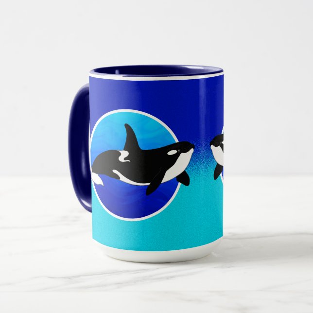 Taza Orca - 15 oz. Combo Mug (Anverso izquierdo)