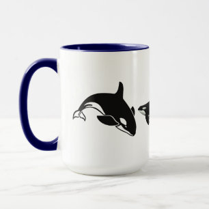 Taza Orca Ballena Agua Paz Amor Naturaleza Destino