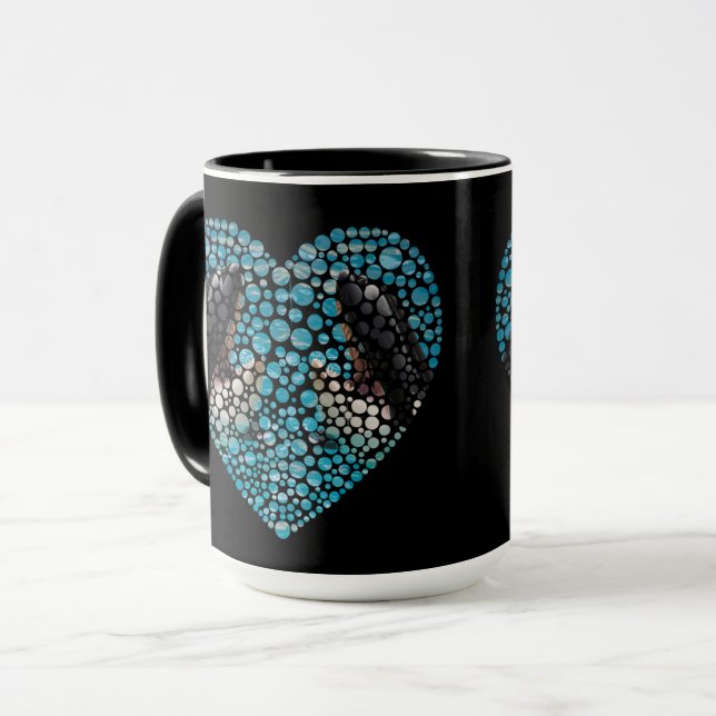 Taza Orcas El Sonido Del Océano, Café Mug (Anverso izquierdo)