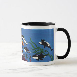 Taza Orcas que ascienden