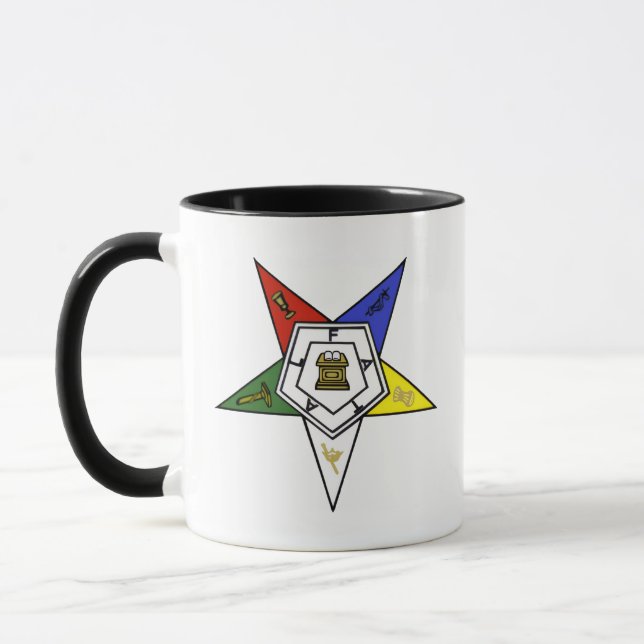 Taza Order of the Eastern Star Emblem (Izquierda)
