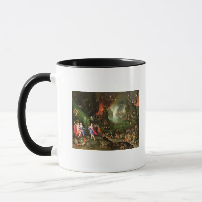 Taza Orfeo con una arpa que juega a Plutón (Izquierda)
