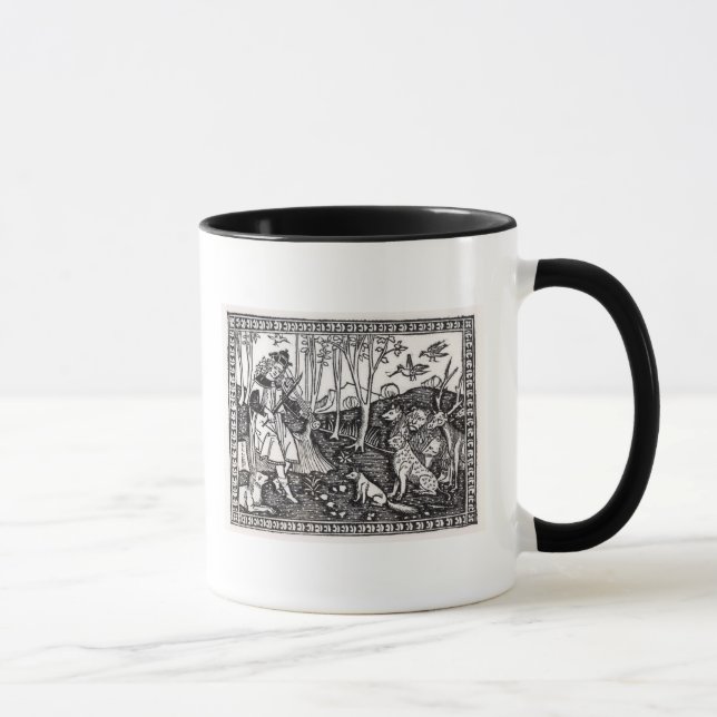 Taza Orfeo que juega a los animales, 1500 (Derecha)