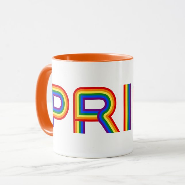 Taza Orgullo| Cartas arcoiris (Anverso izquierdo)