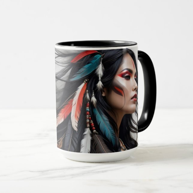 Taza Orgullo Cherokee 4 (Anverso derecho)