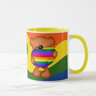 Taza Orgullo Corazón Teddy Oso