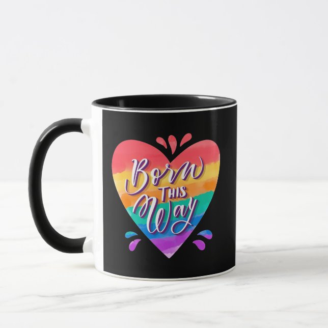 Taza Orgullo de amor arcoiris (Izquierda)