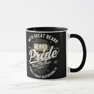 Taza Orgullo de barba Gran responsabilidad de la barb