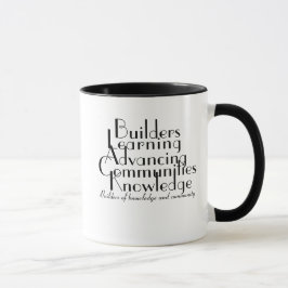 Taza Orgullo de tipografía negra