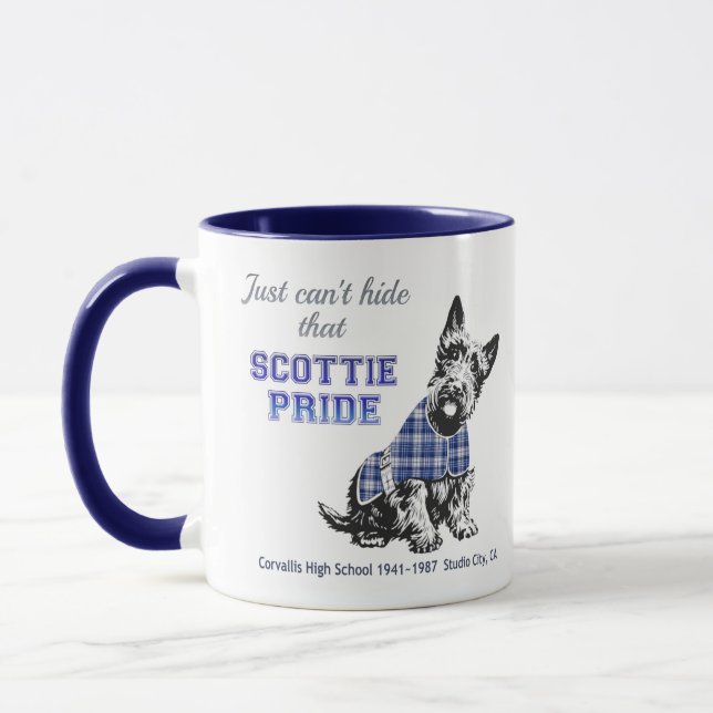 Taza Orgullo del escocés, perro del escocés de la High (Izquierda)