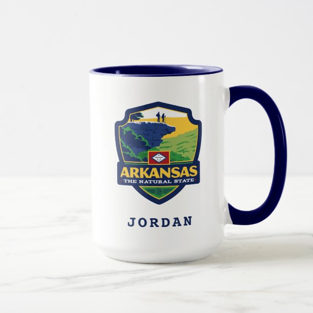 Taza Orgullo del Estado | Arkansas (Derecha)
