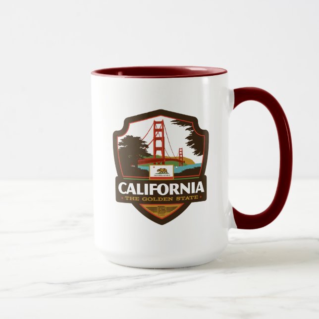 Taza Orgullo del Estado | California (Derecha)