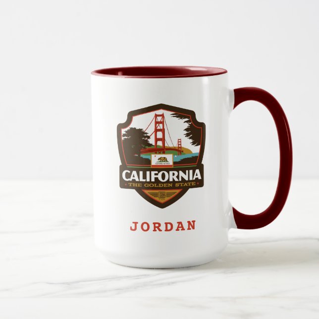 Taza Orgullo del Estado | California (Derecha)