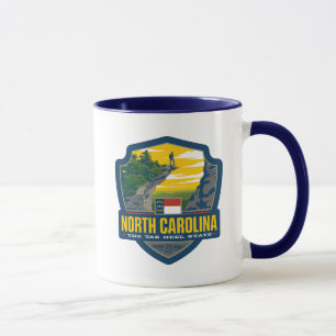 Taza Orgullo del Estado   Carolina del Norte