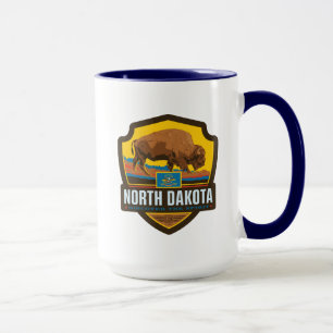 Taza Orgullo del Estado   Dakota del Norte