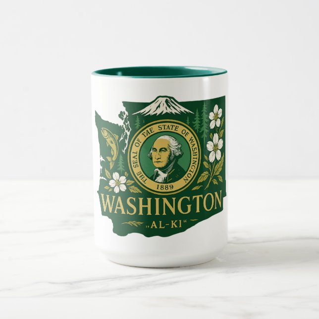 Taza Orgullo del estado de Washington (Centro)