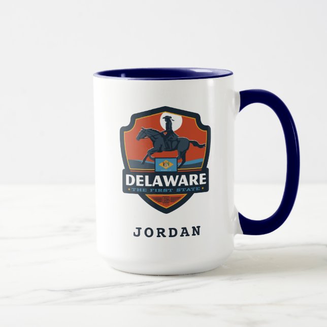 Taza Orgullo del Estado | Delaware (Derecha)