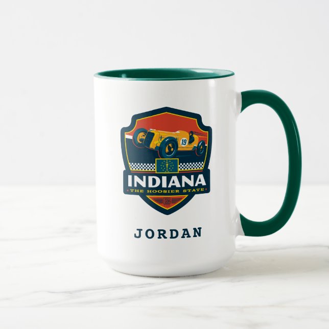 Taza Orgullo del Estado | Indiana (Derecha)