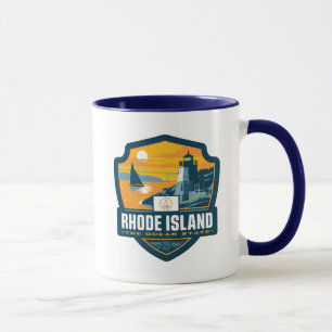 Taza Orgullo del Estado   Isla Rhode