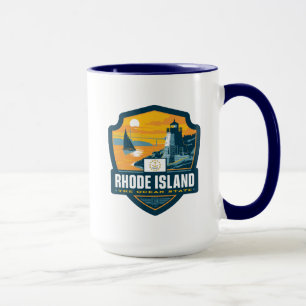 Taza Orgullo del Estado Isla Rhode
