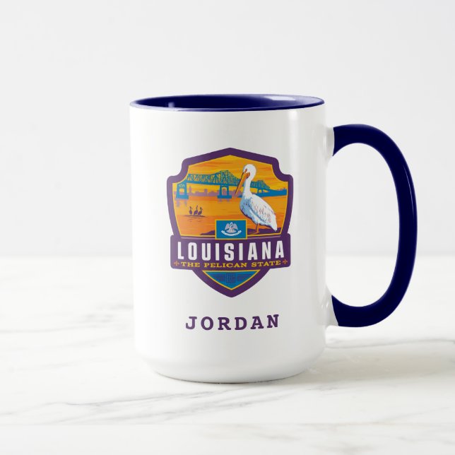 Taza Orgullo del Estado | Luisiana (Derecha)