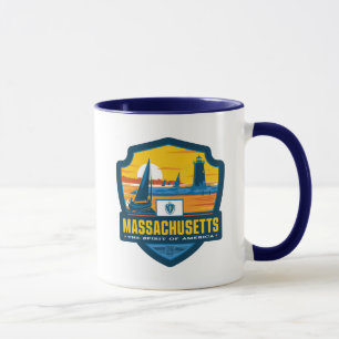 Taza Orgullo del Estado   Massachusetts
