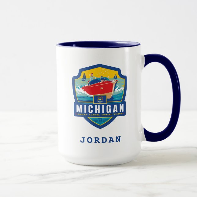 Taza Orgullo del Estado | Michigan (Derecha)