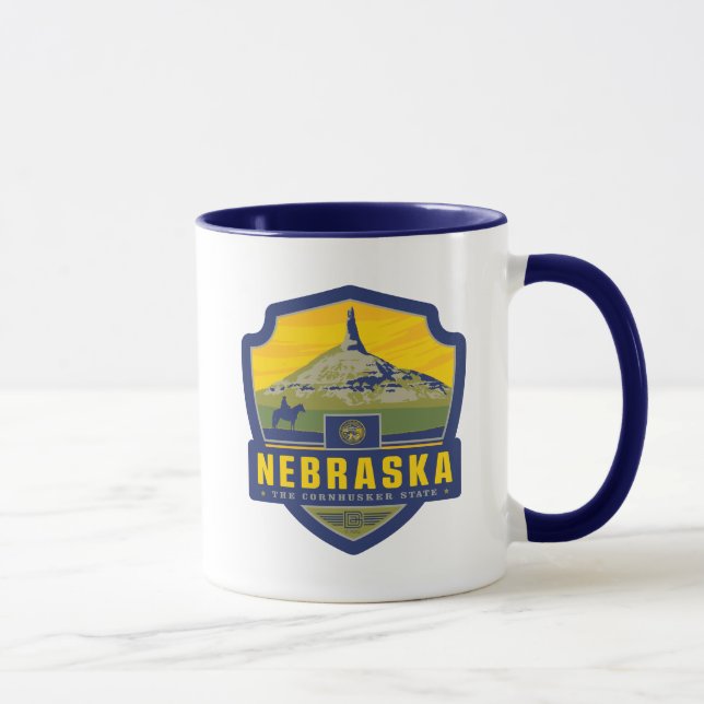 Taza Orgullo del Estado | Nebraska (Derecha)