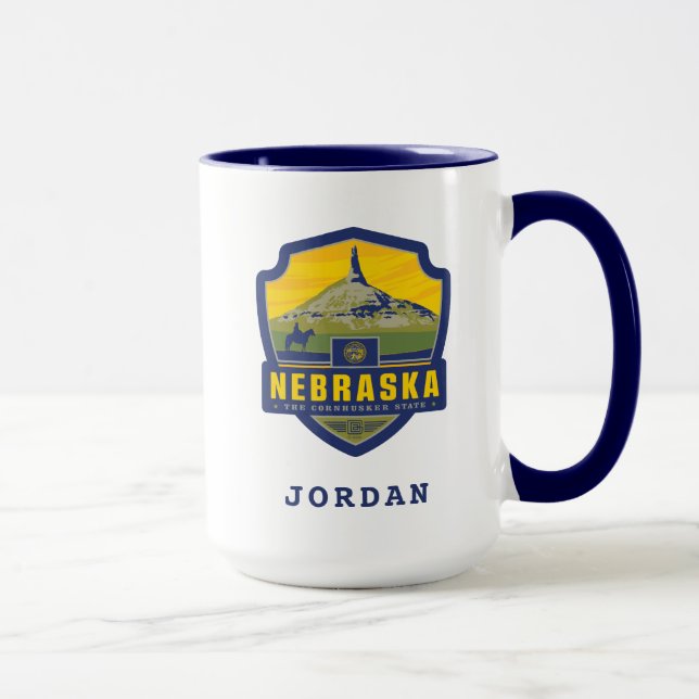 Taza Orgullo del Estado | Nebraska (Derecha)