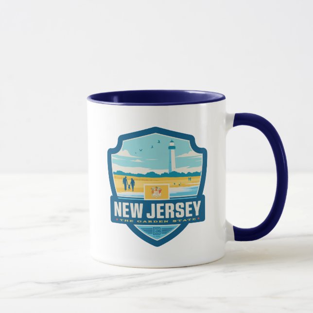 Taza Orgullo del Estado | Nueva Jersey (Derecha)