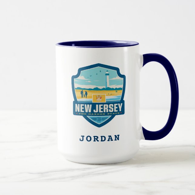 Taza Orgullo del Estado | Nueva Jersey (Derecha)