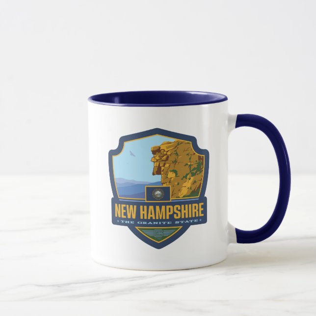 Taza Orgullo del Estado | Nuevo Hampshire (Derecha)