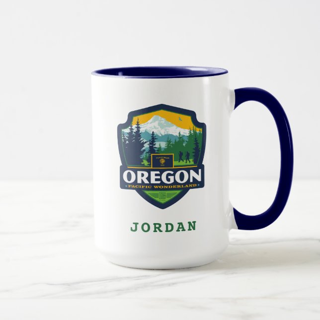 Taza Orgullo del Estado | Oregón (Derecha)