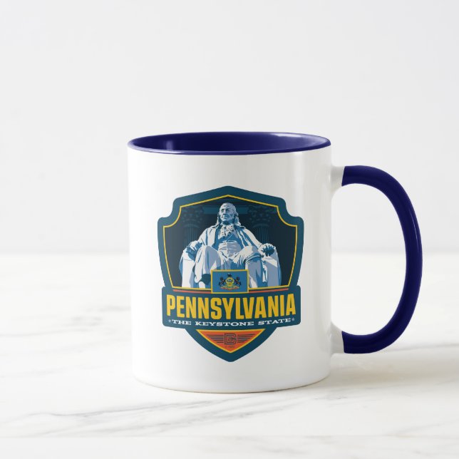 Taza Orgullo del Estado | Pennsylvania (Derecha)