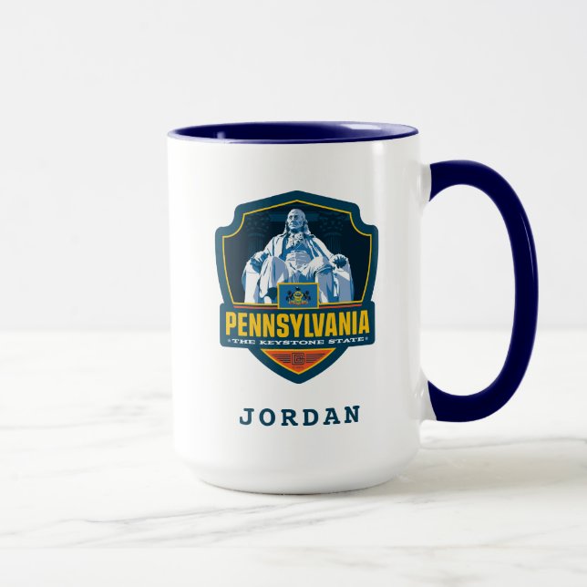 Taza Orgullo del Estado | Pennsylvania (Derecha)