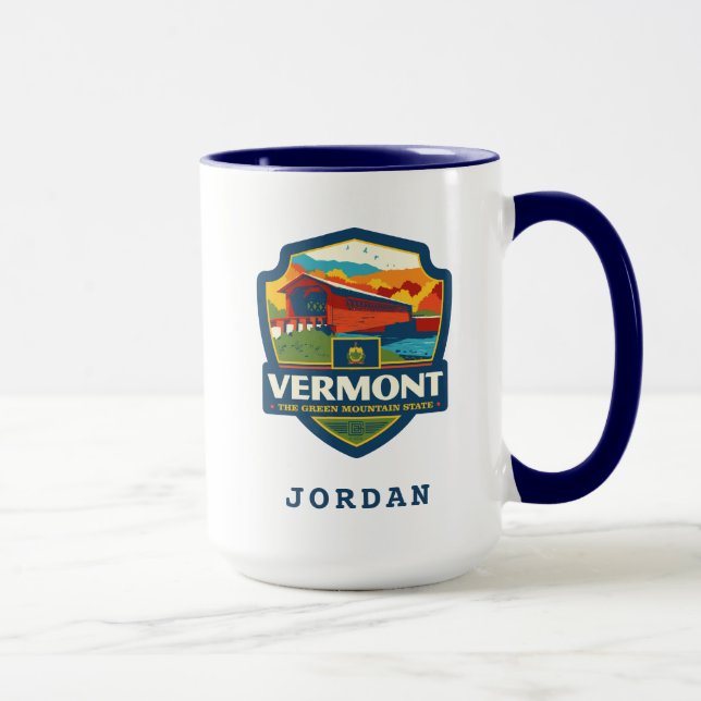 Taza Orgullo del Estado | Vermont (Derecha)