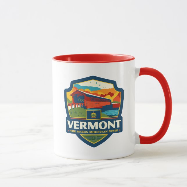 Taza Orgullo del Estado | Vermont (Derecha)