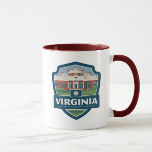 Taza Orgullo del Estado   Virginia